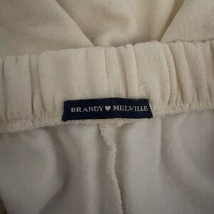 Brandy Melville Off-White Lounge Pants